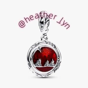 Pandora Stranger Things Glow-in-the-dark Upside Down Dangle Charm